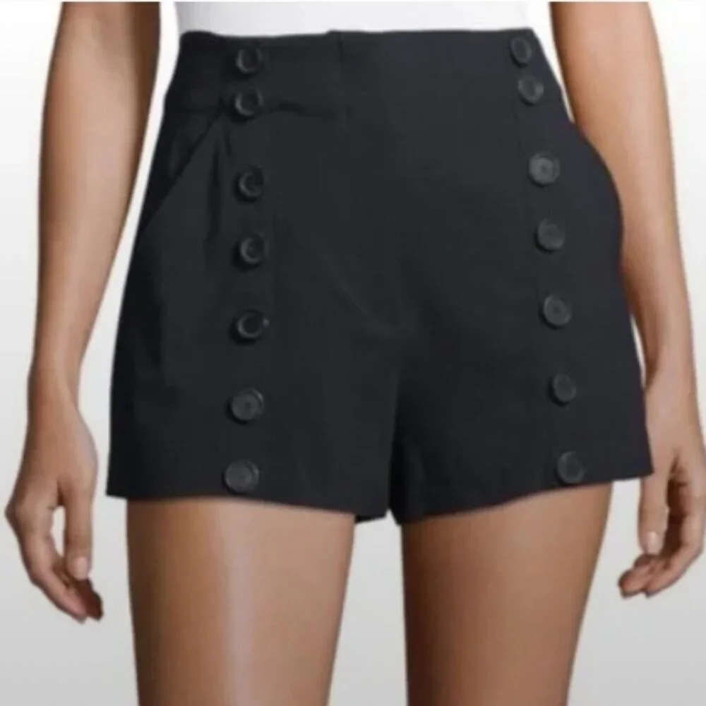 A.L.C. Isaac Sailor Shorts – Black – Size 4 – NWT